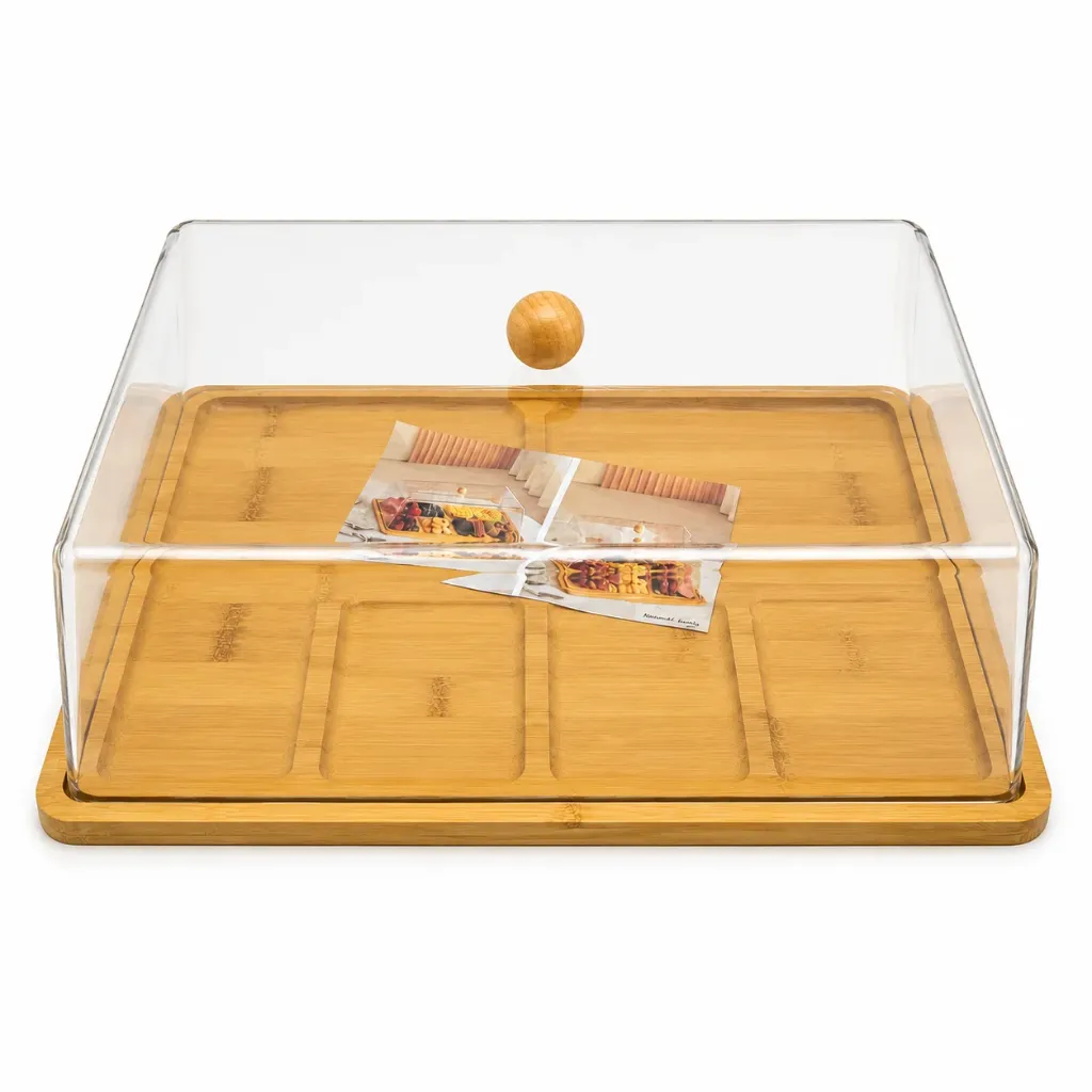 Tabla Bambú con Tapa Súper Grande