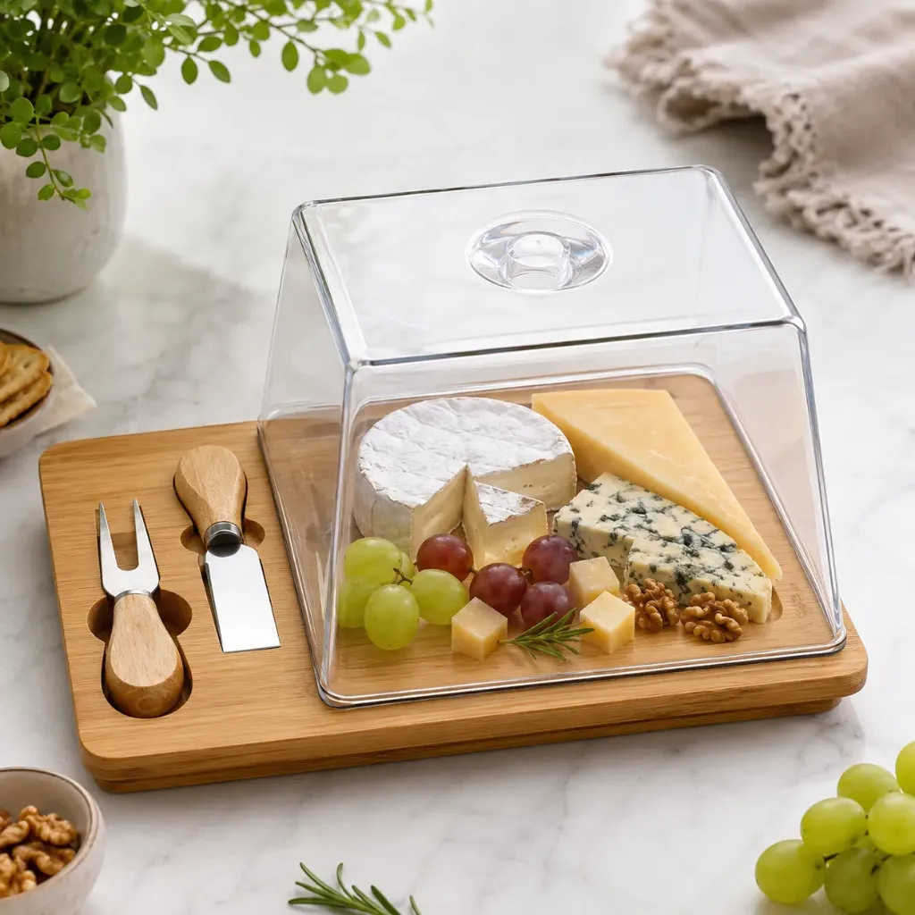 [COC-00014] Tabla de Queso con tapa cuadrado