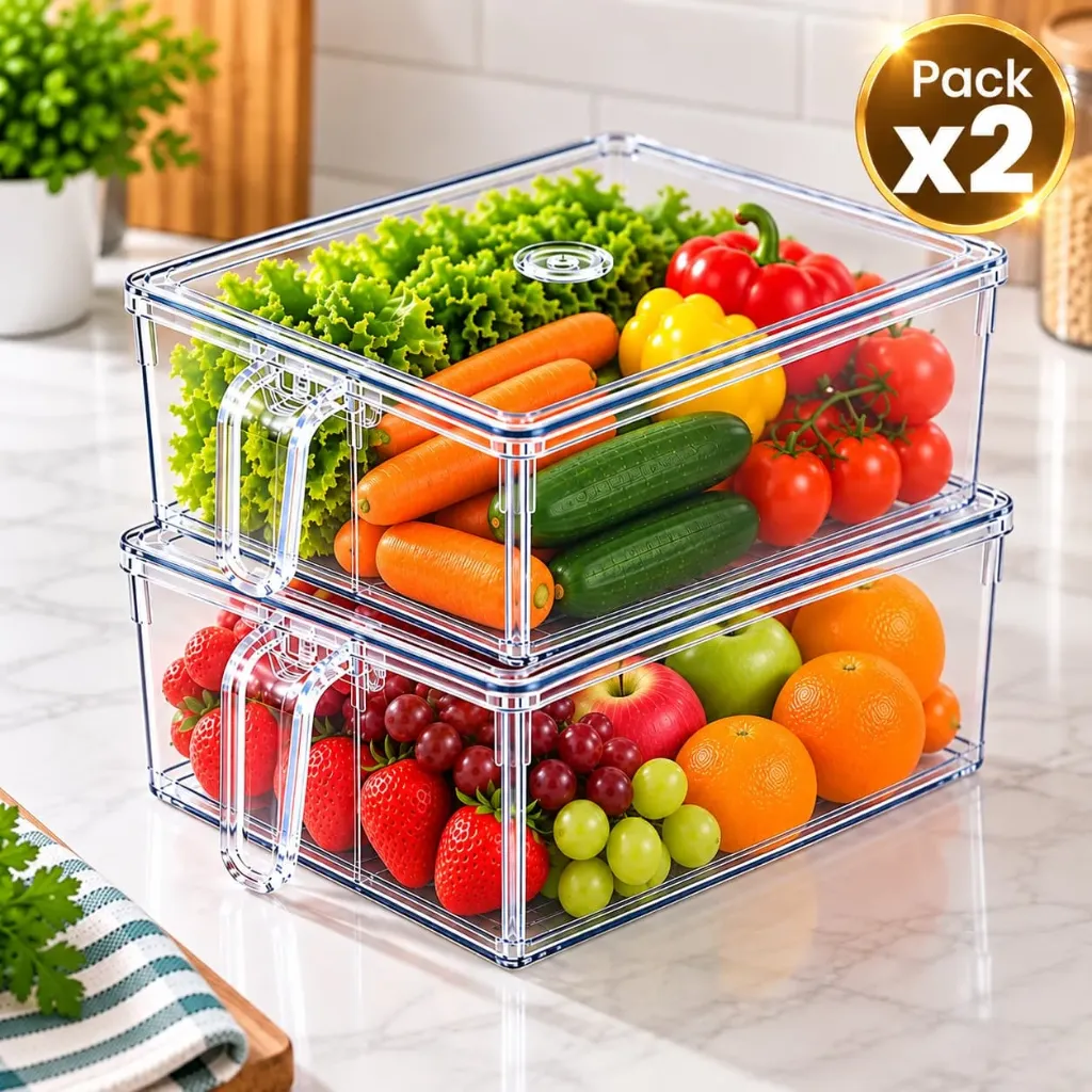 [PRO-00016] Pack x2 Organizador acrílico con tapa